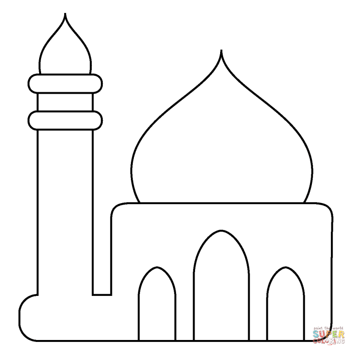 Contoh Kombinasi Warna Cat Masjid
