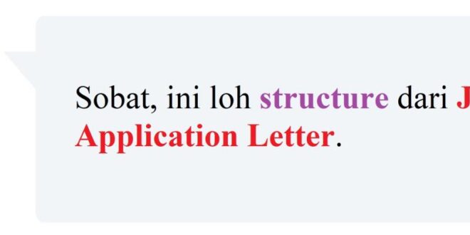 Contoh Surat Lamaran Pekerjaan Bahasa Inggris Kelas 12 2025