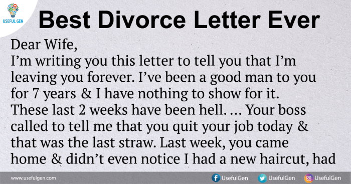 Divorce letter guy ever nails Contoh Surat Cerai Bawah Tangan