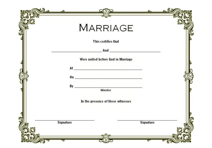 Certificates pad Contoh Surat Nikah Gereja Kristen