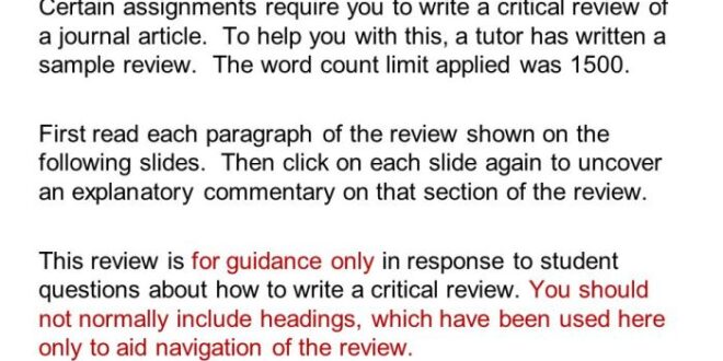 Contoh Kekurangan Review Jurnal