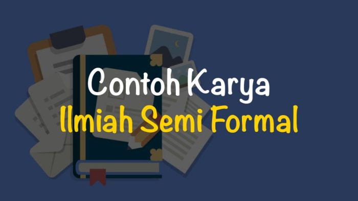Contoh Karya Ilmiah Semi Formal Pdf