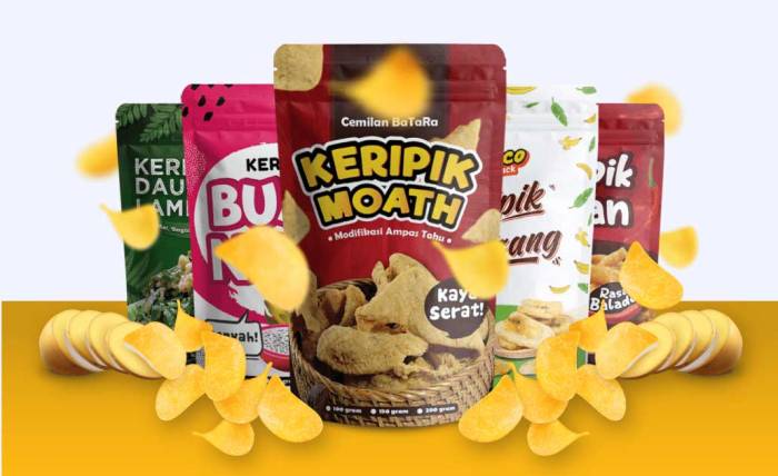 Contoh Kemasan Produk Makanan Ringan