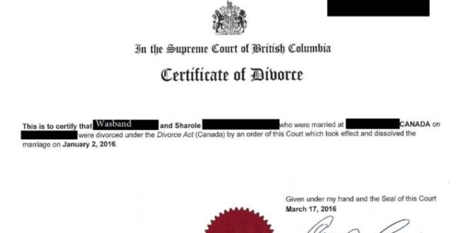 Divorce samples