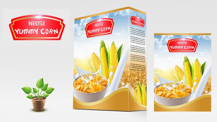 Contoh Desain Kemasan Makanan Simple