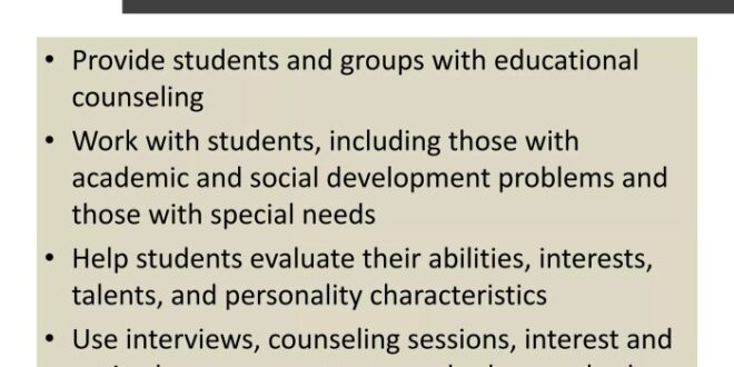 Counseling guidance