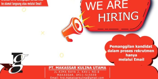 Lowongan Kerja Makassar 2021 2025