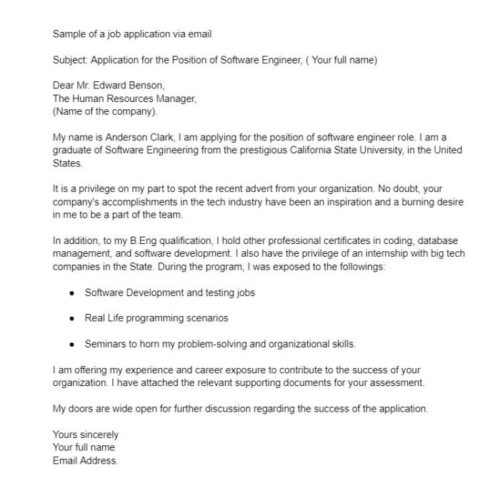 Examples sample pdf emails informal opportunity candidate williamson Cara Melamar Pekerjaan Lewat Email 2025
