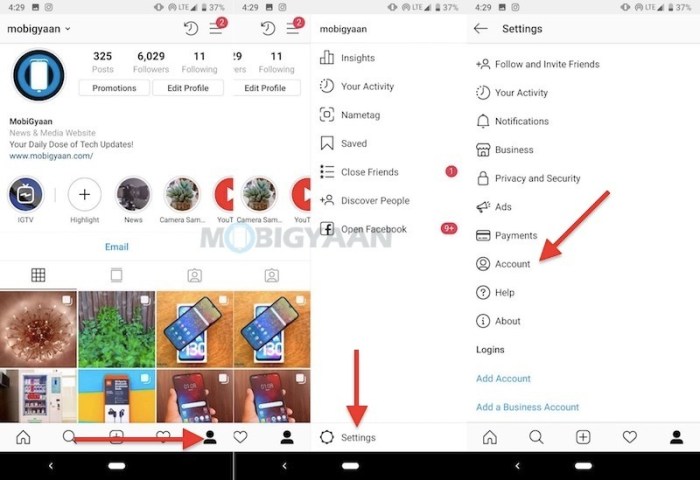 Account instagram business switch into private guide Cara Beralih Ke Akun Pribadi Instagram 2025