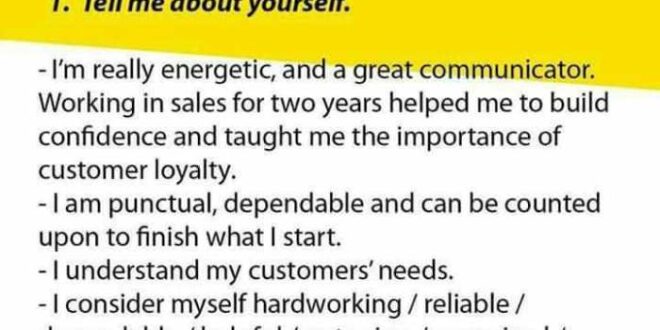 Interview conversation job english