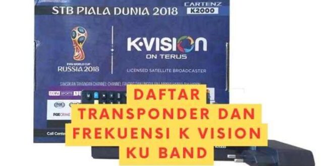 Frekuensi K Vision Ku Band 2025