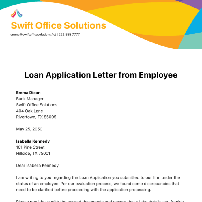Application loan template sample letter letters templates pdf doc word editable google business Contoh Surat Permohonan Pinjaman Uang Ke Kantor 2025