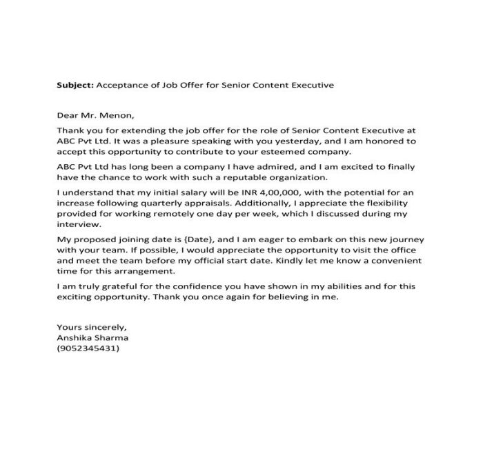 Contoh Surat Balasan Pkl