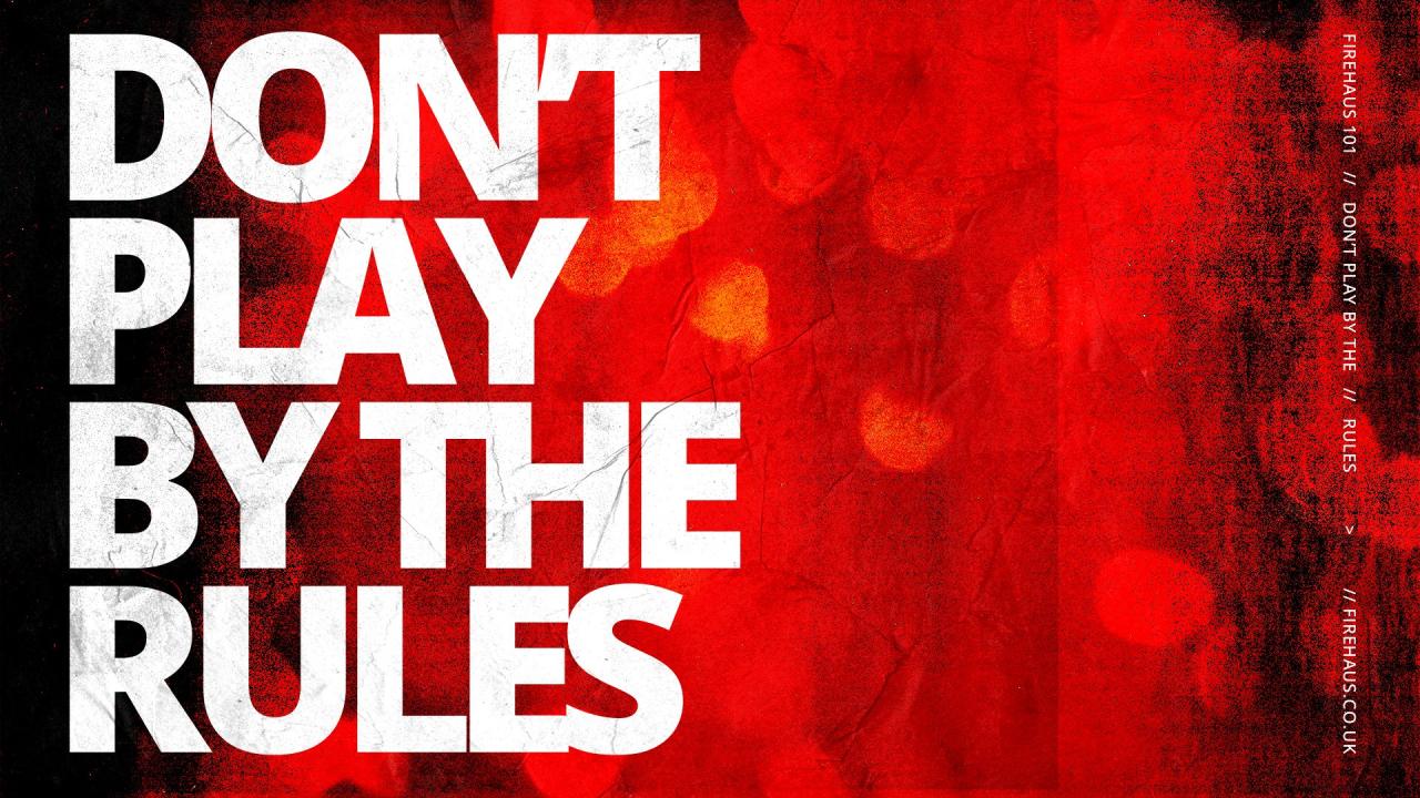 Play rules our Tuliskan Contoh Aturan Dalam Bermain