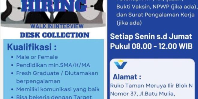 Lowongan Kerja 2021 Jakarta 2025