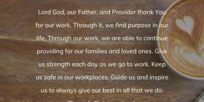 Prayer work before prayers good workplace day start job catholic guidance short words encouragement pray success lords quotes strength google