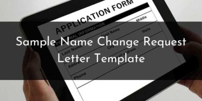Contoh Surat Permohonan Ganti Nama Pdf