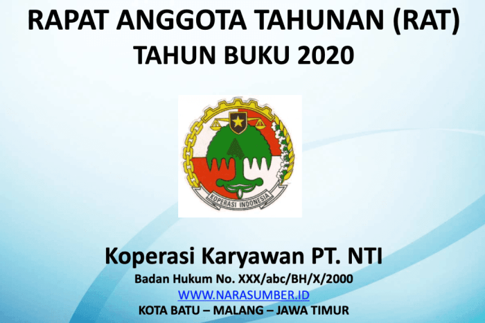 Contoh Laporan Rat Koperasi Sederhana Doc