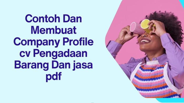 Contoh Company Profile Cv Pengadaan Barang Dan Jasa