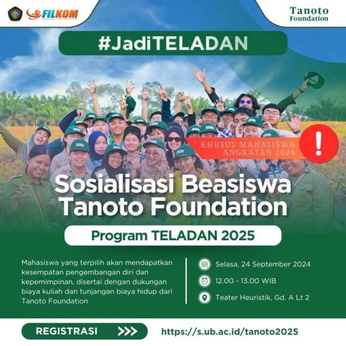 Tanoto Foundation Beasiswa 2025