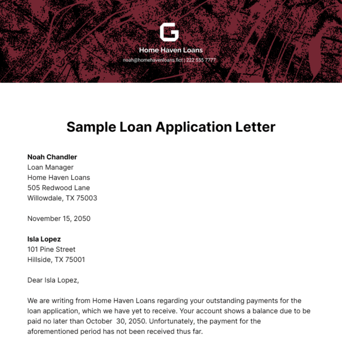 Loan letter application sample cancel Contoh Surat Pengajuan Pinjaman 2025