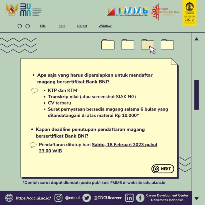 Lowongan bni bina lampiran informasi Loker Bni 2025