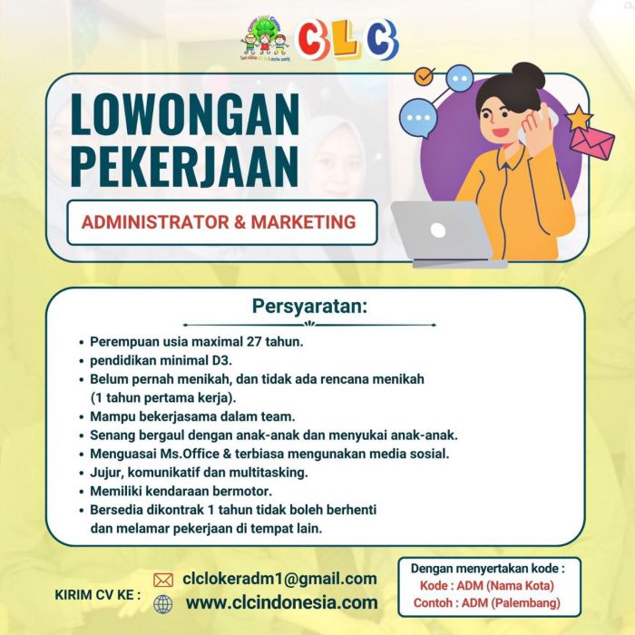 Lowongan Kerja Palembang Terbaru Tamatan Sma 2025