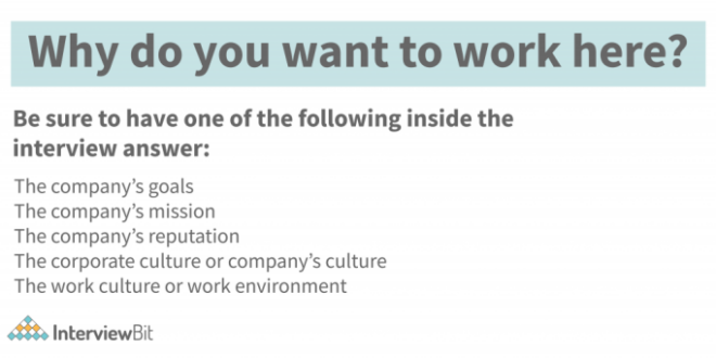Why want do job interview answers jobs offer work answer would examples company us interested here working fit career we