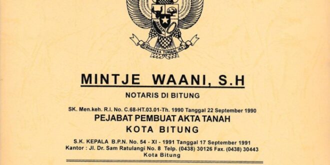Contoh Akta Pendirian Pt Pdf