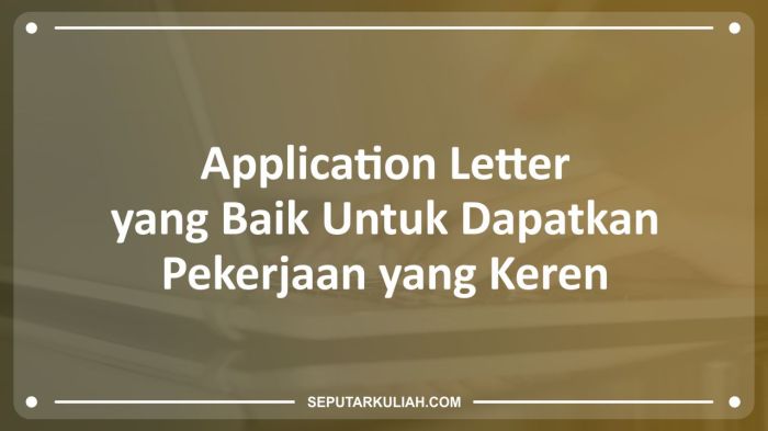 Surat Lamaran Pekerjaan Yang Baik Dan Benar 2025