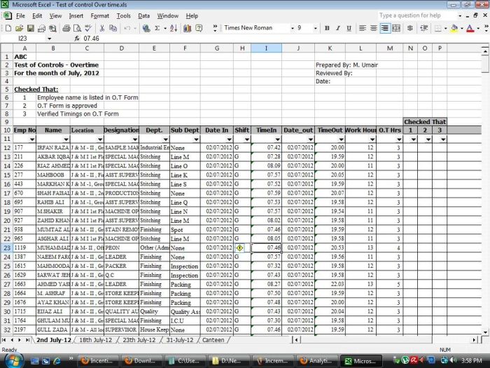 Contoh Kertas Kerja Audit