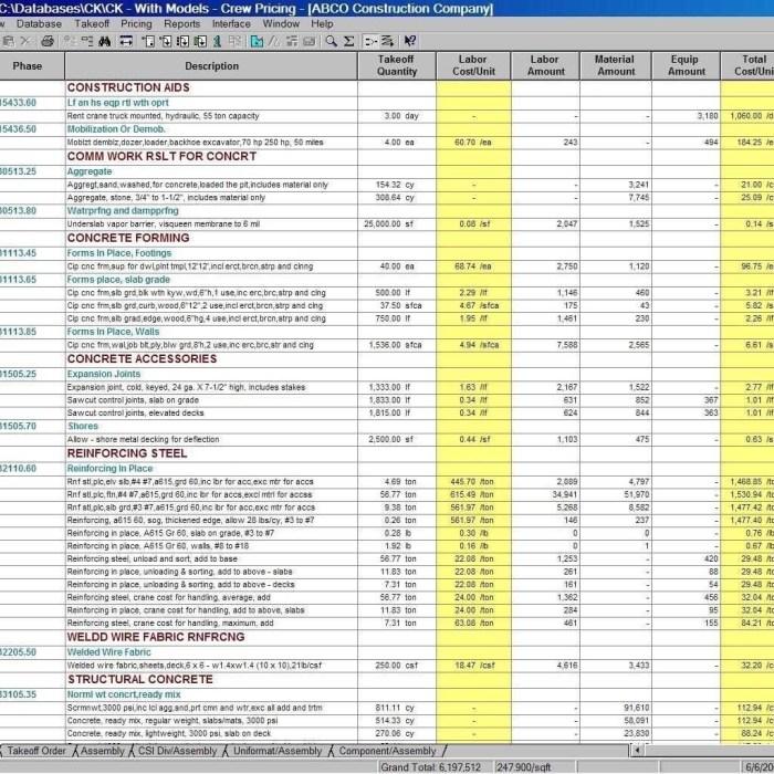 Contoh Rab Bangunan Excel