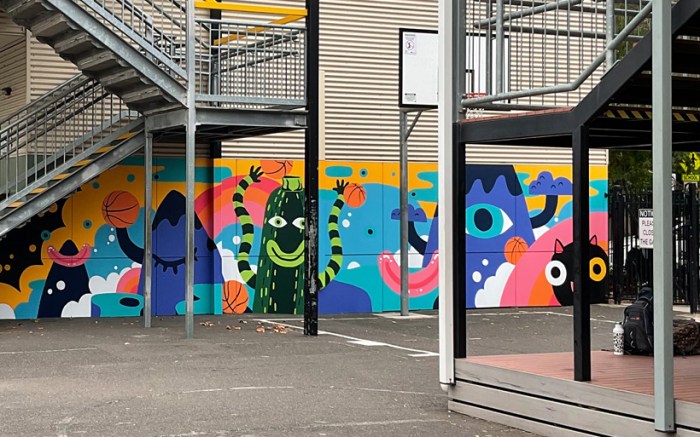 Contoh Gambar Mural Tema Pendidikan