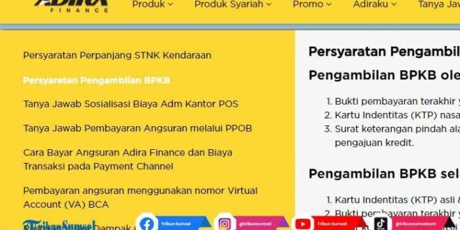 Pinjaman Adira Bpkb Motor 2025
