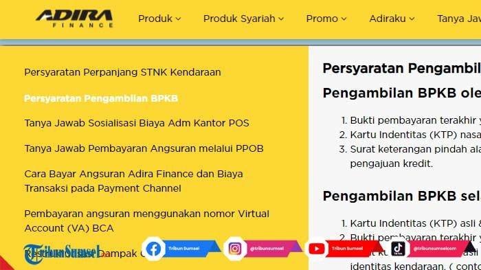 Pinjaman Adira Bpkb Motor 2025