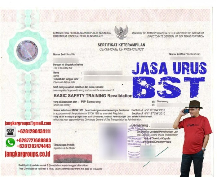Contoh Sertifikat Bst