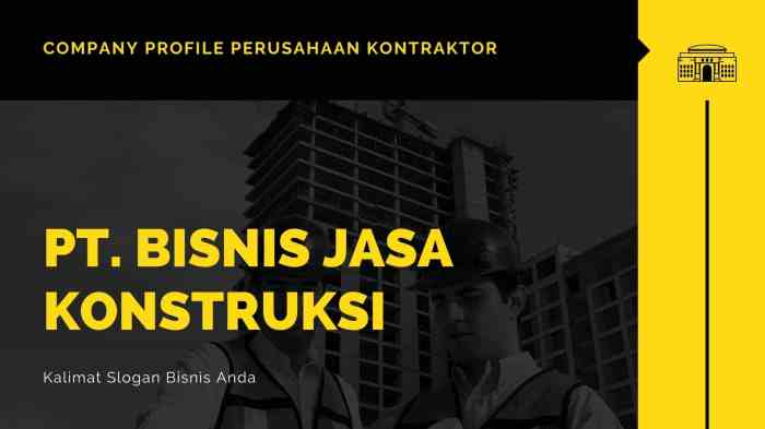 Contoh Company Profile Kontraktor