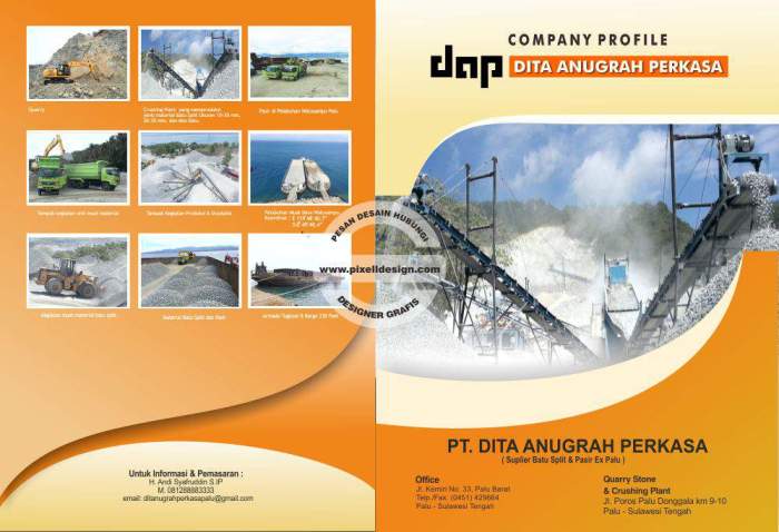 Construction profile company sample Contoh Company Profile Perusahaan Kontraktor