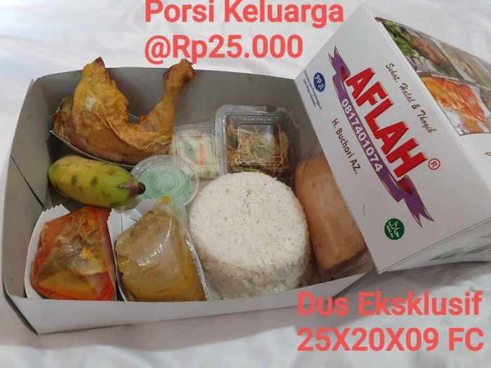 Perusahaan kantor aqiqah paket aisya Contoh Menu Nasi Box Aqiqah