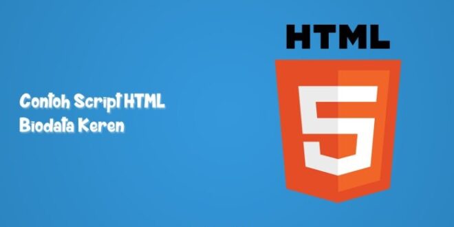 Contoh Html Biodata