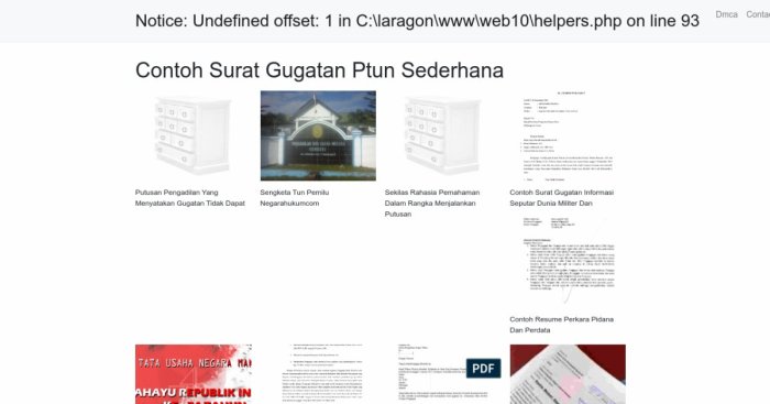 Contoh Surat Gugatan Ptun Pdf