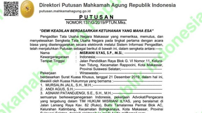 Contoh Surat Gugatan Ptun Pdf