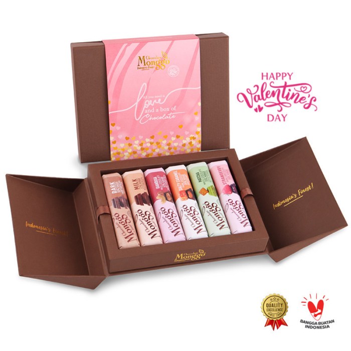 Buket Bunga Dan Coklat Valentine 2025