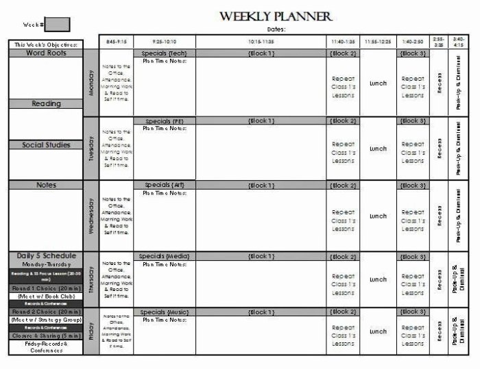 Lesson plan elementary template school 4th grade math word templates excel peterainsworth related posts Contoh Rks Sd