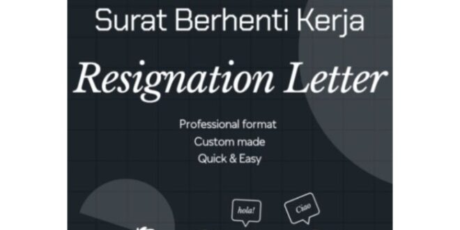 Kata Kata Resign Kerja Lewat Whatsapp 2025