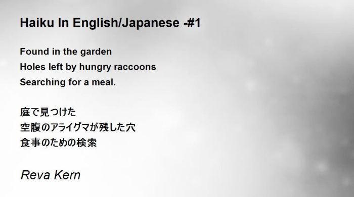 Contoh Haiku Jepang