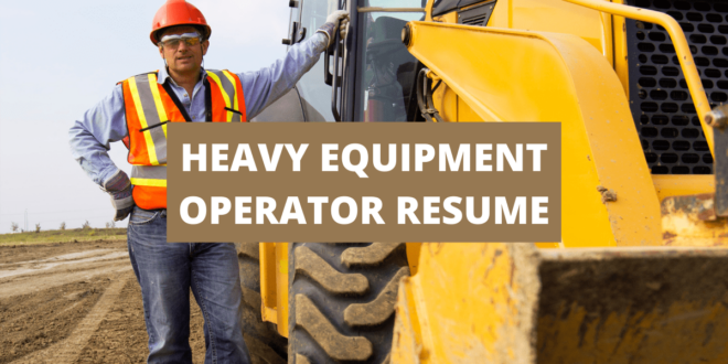 Contoh Cv Operator Alat Berat