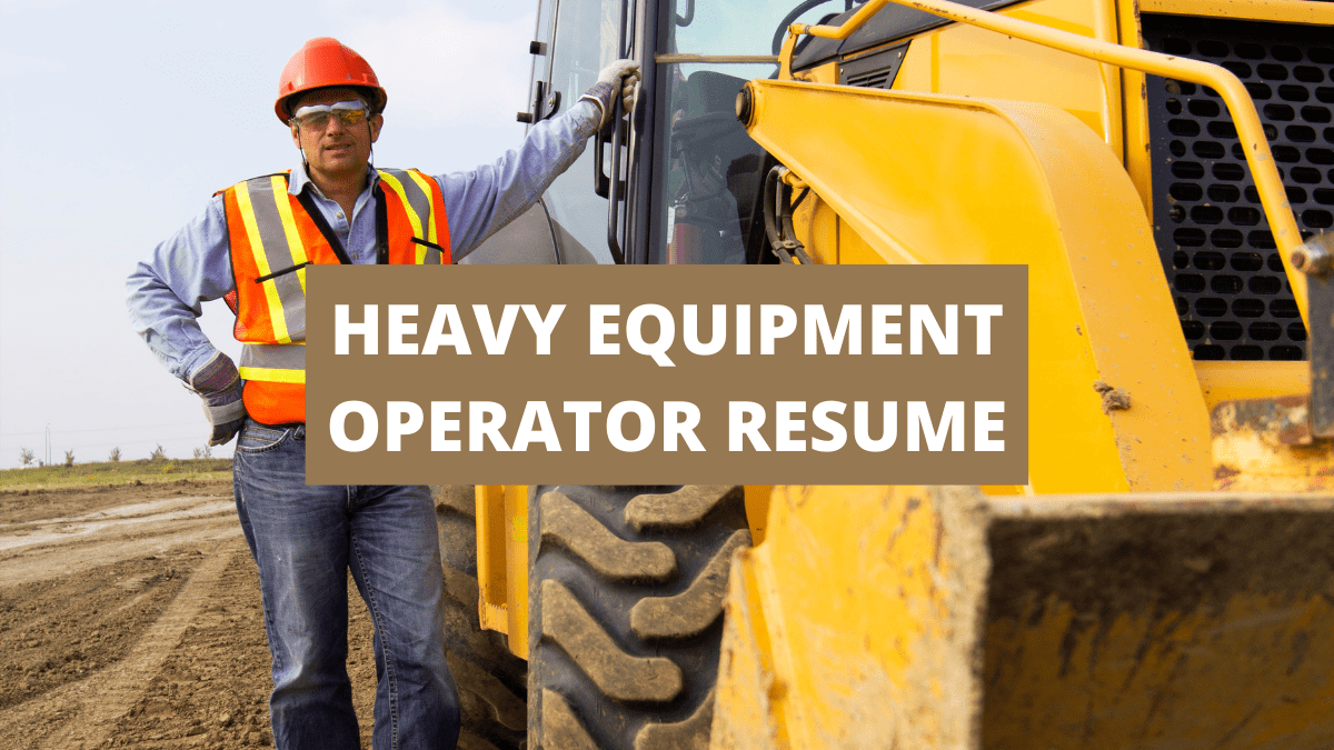 Contoh Cv Operator Alat Berat