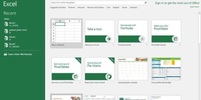 Jumlah Lembar Kerja Dalam Buku Kerja Microsoft Excel Terdiri Atas 2025