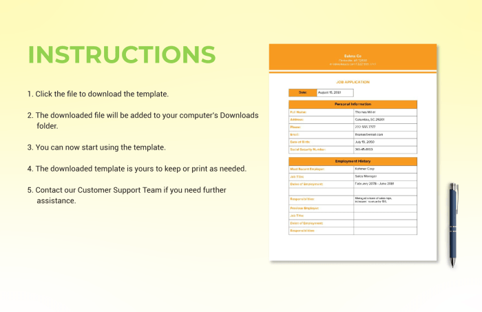 Template Surat Lamaran Kerja Word 2025